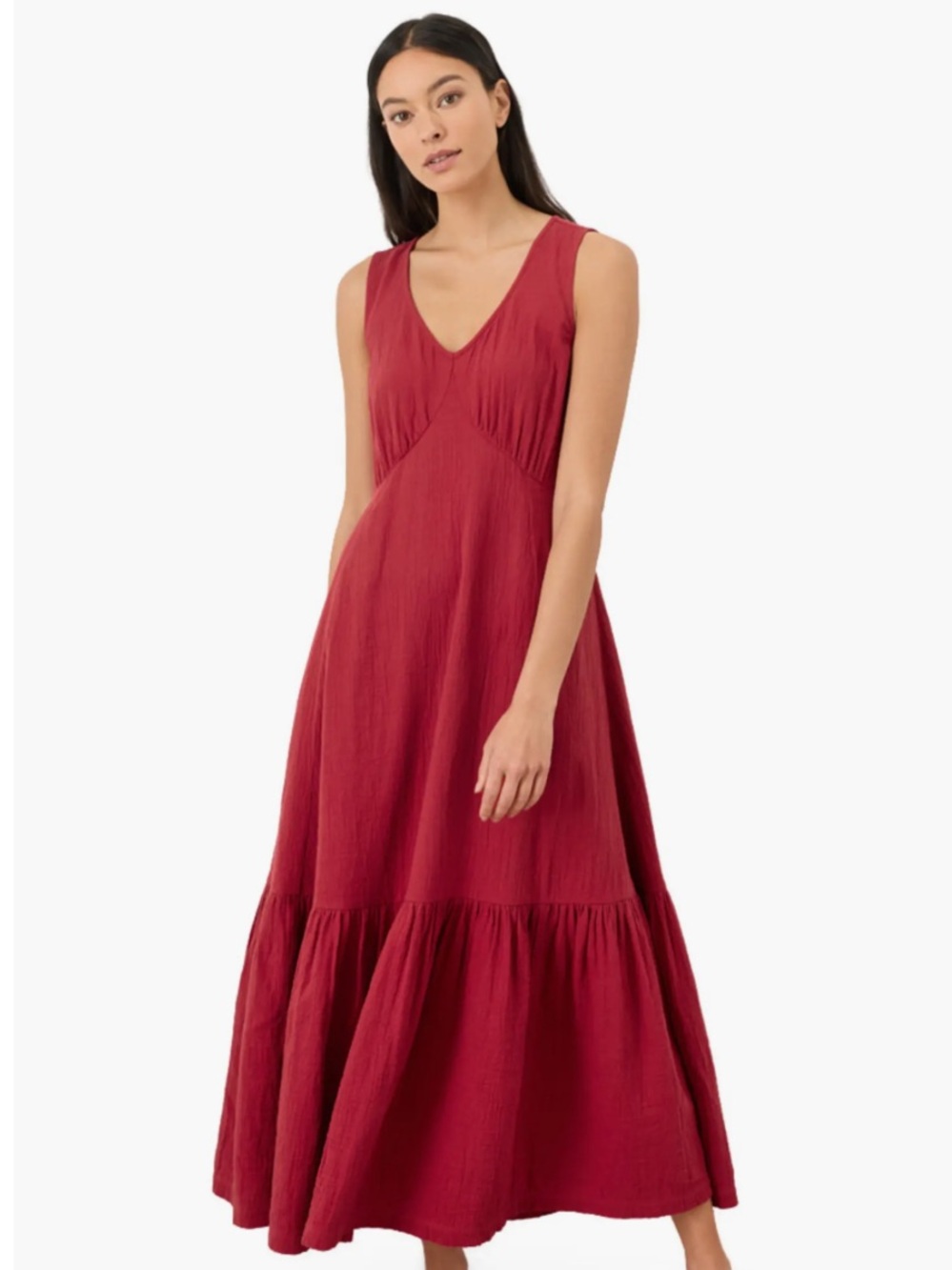PACT Organic Cotton Double Gauze Beach To Brunch Dress XS